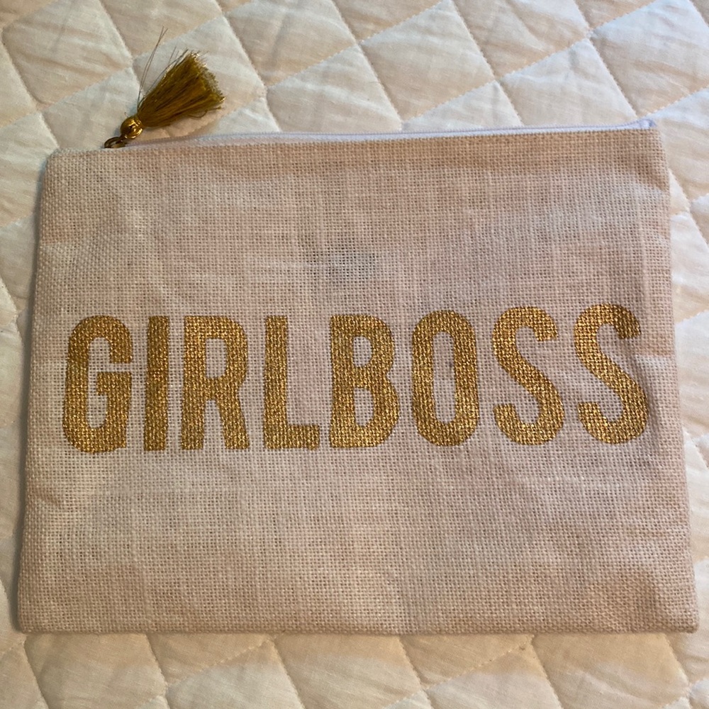 Mudpie “GIRLBOSS” pouch/clutch